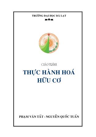 Giáo trình Thực hành hoá hữu cơ