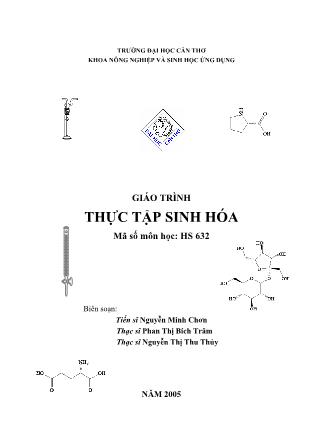 Giáo trình Thực tập sinh hóa