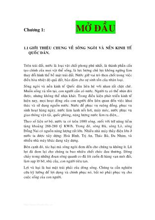 Giáo trình Thủy văn