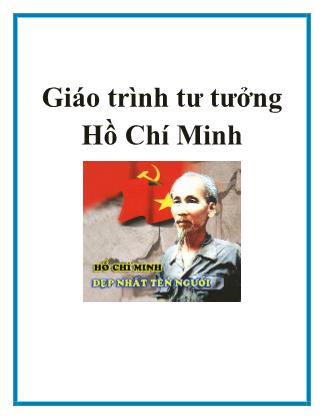 Giáo trình Tư tưởng Hồ Chí Minh - Mạch Quang Thắng