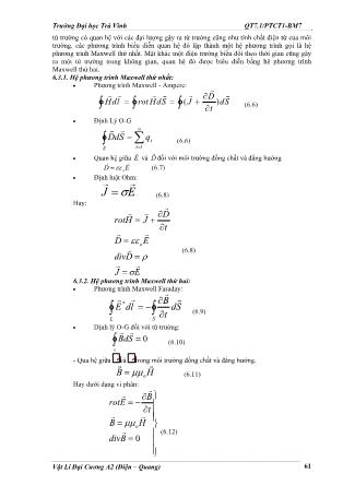 Giáo trình Vật lí đại cương A2 (Điện-Quang) - Phần 7