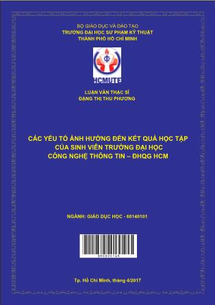 Luận văn Giáo dục giới tính thông qua dạy học môn Sinh học 8 cho học sinh trƣờng trung học cơ sở Colette, quận 3, Thành phố Hồ Chí Minh (Phần 1)