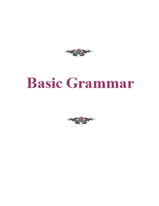 Ngữ pháp Anh Văn cơ bản