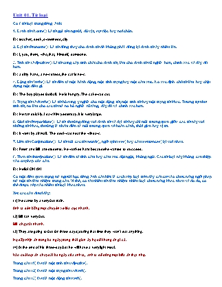 Ngữ pháp môn Tiếng Anh cơ bản