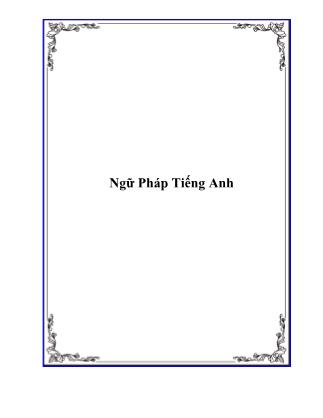 Ngữ pháp Tiếng Anh 12