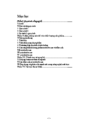 Quy trình công nghệ sản xuất Cyclodextrin