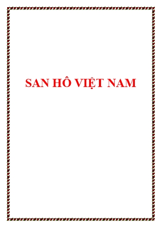 San hô Việt Nam