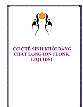 Sơ chế sinh khối bằng chất lỏng ion (Ionic liquids)