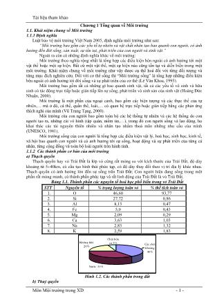 Tài liệu Môi trường trong xây dựng