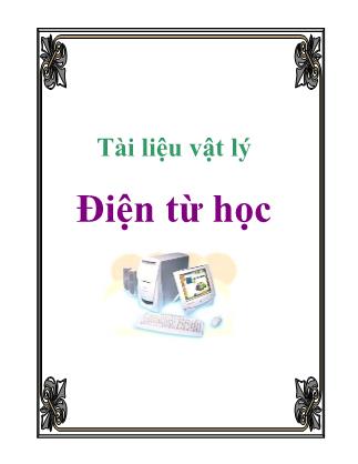 Tài liệu Vật lý: Điện từ học