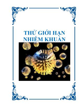 Thử giới hạn nhiễm khuẩn
