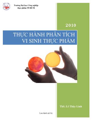 Thực hành phân tích vi sinh thực phẩm - Lê Thùy Linh